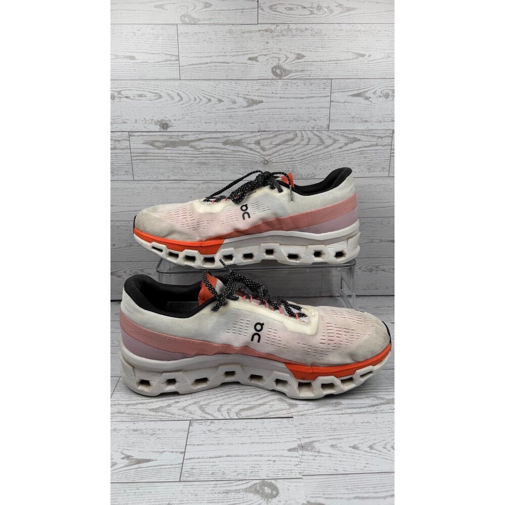 ON Cloudmonster Shoes Men’s Sz 13 Running Sneaker Undyed Flame READ #393 - Picture 4 of 9